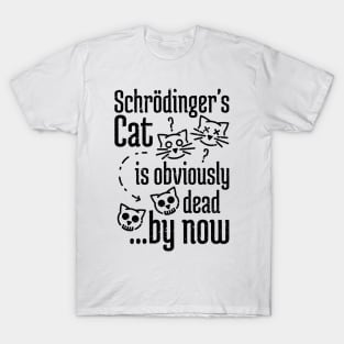 Schrödinger's Cat Humor distressed T-Shirt